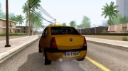 Dacia Logan Borbet Taksi para GTA San Andreas miniatura 3