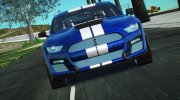 2019 Ford Mustang Shelby GT500 para GTA San Andreas miniatura 4