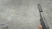 Glock 17 with silencer для GTA 5 миниатюра 1