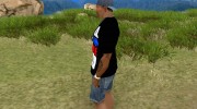 Футболка IM A RUSSIAN GRIME KID para GTA San Andreas miniatura 2