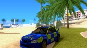 Subaru Impreza WRX STi UK Police 2006 для GTA San Andreas миниатюра 1