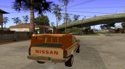 Nissan Pickup для GTA San Andreas миниатюра 4