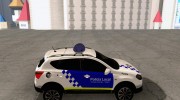 Nissan Qashqai Policia для GTA San Andreas миниатюра 5