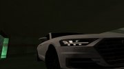 Audi A8 2018 для GTA San Andreas миниатюра 4