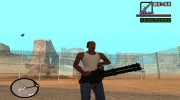 Minigun from GTA V PC для GTA San Andreas миниатюра 1