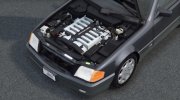 1993 Mercedes-Benz 600 SL for GTA 5 miniature 9
