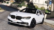 2016 BMW 750Li v1.1 for GTA 5 miniature 2