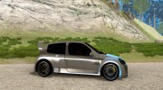 Renault Clio V6 Sport Track Car для GTA San Andreas миниатюра 5