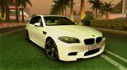 BMW M5 F10 2012 для GTA San Andreas миниатюра 2