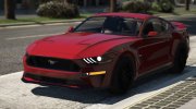 Ford Mustang GT 2018 for GTA 5 miniature 1