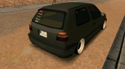 Volkswagen Golf 3 Stanced for GTA San Andreas miniature 3