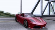 Ferrari F430 Scuderia Spider 16M for GTA San Andreas miniature 5