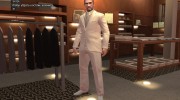 Отличный серо-белый костюм para GTA 4 miniatura 1