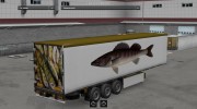 Fish Trailers Pack v 1.1 для Euro Truck Simulator 2 миниатюра 3