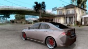 Acura TSX Doxy для GTA San Andreas миниатюра 3