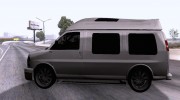 GMC Savana AWD для GTA San Andreas миниатюра 2