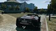 Lexus LF-A Roadster для GTA 4 миниатюра 4