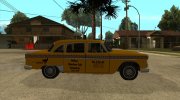Checker Marathon Yellow Cab для GTA San Andreas миниатюра 4