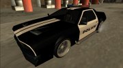 1981 DeLorean DMC-12 Police для GTA San Andreas миниатюра 3