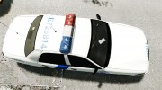 Ford Crown Victoria Homeland Security для GTA 4 миниатюра 9