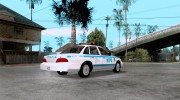 Ford Crown Victoria 1992 NYPD для GTA San Andreas миниатюра 4
