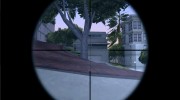 Sniper Rifle chrome green для GTA San Andreas миниатюра 6