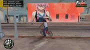 Yuno Gasai Wall - Mirai Nikki для GTA San Andreas миниатюра 1