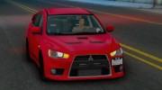 Mitsubishi Lancer X Evolution для GTA San Andreas миниатюра 4