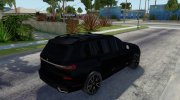 BMW X7 M50D 2020 для GTA San Andreas миниатюра 3