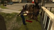 Неадекватный пед с миниганом para GTA San Andreas miniatura 10