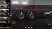 Реалистичные шины трейлера para Euro Truck Simulator 2 miniatura 1