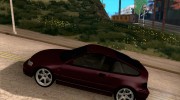 Honda Civic CRX JDM для GTA San Andreas миниатюра 2