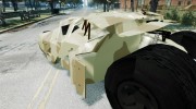 Batman Army Tumbler HQ Retextured para GTA 4 miniatura 3