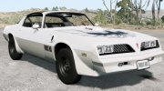 Pontiac Firebird Trans Am 1977 para BeamNG.Drive miniatura 1