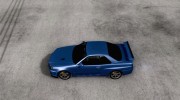 Nissan Skyline GTR R34 for GTA San Andreas miniature 2