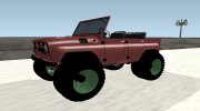 УАЗ-469 Монстер для GTA San Andreas миниатюра 1