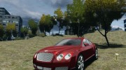 Bentley Continental GT v2.0 для GTA 4 миниатюра 1