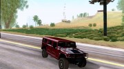 2006 Hummer H1 Alpha для GTA San Andreas миниатюра 1