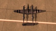 P38 Lightning для GTA San Andreas миниатюра 5