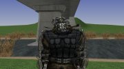 Член группировки Анклав в улучшенном экзоскелете с модернизированным шлемом из S.T.A.L.K.E.R. v.2 for GTA San Andreas miniature 1