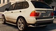 BMW X5 4.8iS v1 para GTA 4 miniatura 2