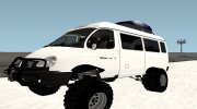 ГАЗ-3221-288 ГАЗель Бизнес 4x4 для GTA San Andreas миниатюра 1