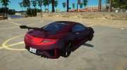 Acura NSX 2017 для GTA San Andreas миниатюра 5