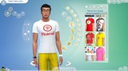 Футболки Social Media Male T-Shirt for Sims 4 miniature 13