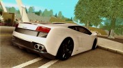 Lamborghini Gallardo LP560-4 para GTA San Andreas miniatura 3