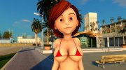 Helen Parr Hot Summer for GTA San Andreas miniature 1