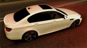BMW M5 F10 2012 для GTA San Andreas миниатюра 4