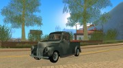 Ford Pick-Up 1940 для GTA San Andreas миниатюра 1