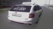 Skoda Octavia VRS Яндекс Такси для GTA San Andreas миниатюра 4