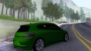 VW Scirocco 2009 для GTA San Andreas миниатюра 3